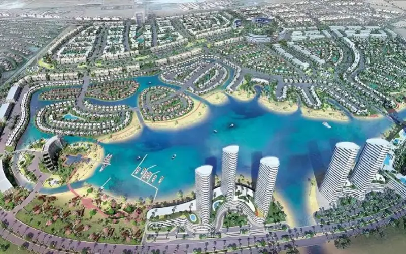 تصميم ومساحة مشروع مزارين العلمين الجديدة