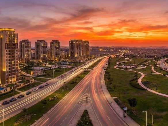 صورة توضيحية لاحياء القاهرة الجديدة