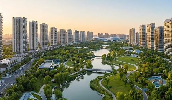 صورة ل مدينة المستقبل من الاعلي